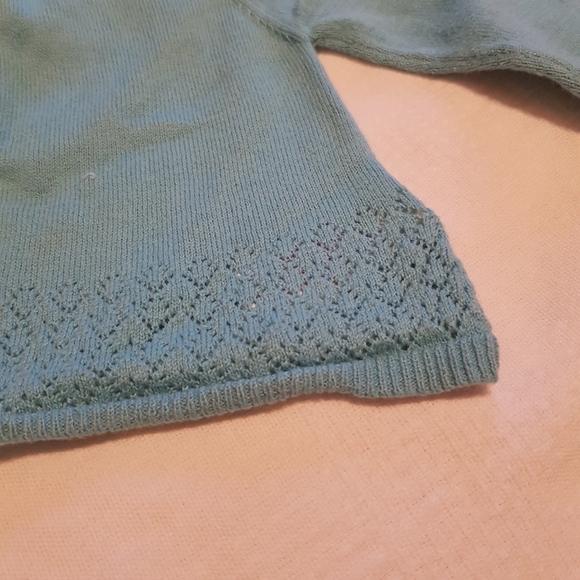 Baby Boden girls 3-6 months sweater light blue - Picture 3 of 4